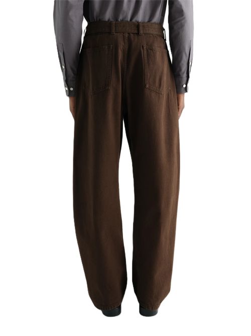 Pantaloni In Broken Twill Pesante Tinto In Capo Lemaire | PA326LD1077BR512 RISTRETTO